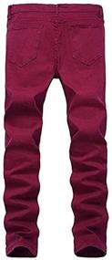 img 3 attached to 👖 OBT Big Boy's Ripped Skinny Jeans: Stretchy Distressed Pants for a Slim and Edgy Look