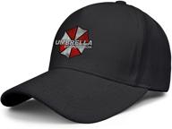 🧢 adjustable strapback trucker baseball cap black outdoor dad hat for men and women logo