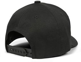 img 1 attached to 🧢 Adjustable Strapback Trucker Baseball Cap Black Outdoor Dad Hat for Men and Women