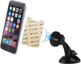 img 3 attached to UbiGear Universal Car Cell Smartphone Magnetic Wallet Holder - 📱 Fast Swift-Snap, 360° Degree Mount, RFID Blocking for ID Theft Prevention