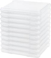 📁 iris usa, inc. clear slim portable project case (pack of 10) - 586390, improved seo logo