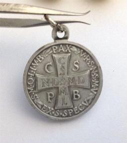 img 2 attached to Medal Saint Benedict String Cord