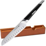🔪 linoroso santoku knife: a high-carbon stainless steel cooking knife for precision and sharpness - mako series логотип