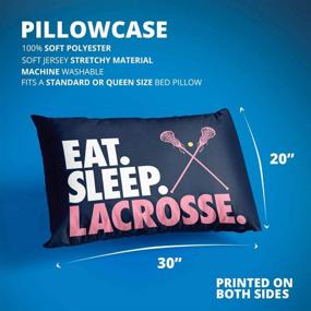 img 2 attached to Lacrosse Pillowcase Pillows ChalkTalk Sports Bedding