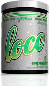 img 4 attached to Boost Energy, Focus, and Intensity with MyoBlox LOCO® Pre-Workout Nitric Oxide Booster - Lime Sherbet Flavor