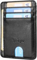 teskyer minimalist blocking leather wallets women's handbags & wallets in wallets logo