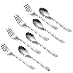 img 4 attached to Utensils Stainless Flatware Polished Preschooler