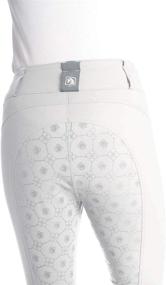 img 1 attached to Stylish and Functional Romfh Ladies Isabella Full Grip Breeches in White: A Must-Have for Equestrian Fashionistas!