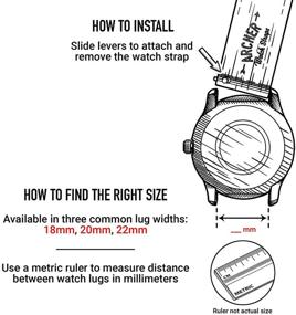 img 2 attached to 💪 Upgrade Your Smartwatch with Archer Watch Straps Replacement Bands