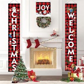 img 1 attached to Christmas Banners Decorations Suitable 180×30Cm