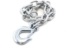 img 2 attached to 🔗 Red Hound Auto 3/8" x 35" Safety Chain with Slip Hook - 17,000 LB Tow Pair: High-Quality Towing Equipment