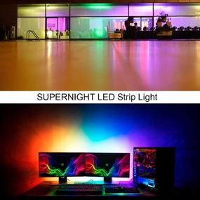 img 1 attached to 💡 Waterproof SUPERNIGHT LED Light Strip 32.8ft - 600LEDs RGB Color Changing Rope Lighting with Remote Control