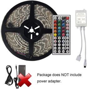 img 3 attached to 💡 Waterproof SUPERNIGHT LED Light Strip 32.8ft - 600LEDs RGB Color Changing Rope Lighting with Remote Control