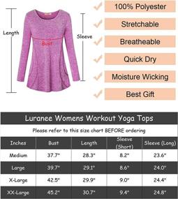 img 2 attached to Luranee Exercise Clothing Breathable Polyester Sports & Fitness