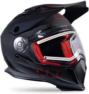 🔥 discover the cutting-edge 509 delta r3 carbon fiber ignite helmet in red - size medium logo