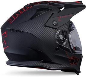 img 1 attached to 🔥 Discover the Cutting-Edge 509 Delta R3 Carbon Fiber Ignite Helmet in Red - Size Medium