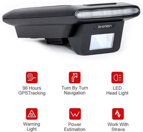 img 3 attached to 🚴 SHANREN GPS Bike Computer Di-Pro: Advanced Front Light, Bluetooth/Wireless Speedometer and Odometer for Cycling Enthusiasts