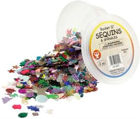 img 1 attached to Последовательность блесток Hygloss Products Sequins Spangles Surface