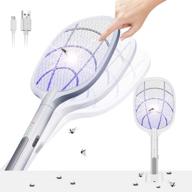 🦟 weidace bug zapper 2 in 1: powerful electric mosquito swatter &amp; mosquito lamp with 3000 volt advanced fly killer | usb rechargeable led purple light trap for mosquitoes | enhanced safety with 3-layer mesh design logo