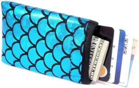 img 2 attached to Hidey-Go Soft Neoprene Women's Travel Wallet with Easy Access Clip - Undercover Bra Stash (Blue)