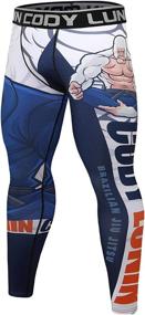 img 3 attached to Red Plume Men's Compression Pants: Enhance Performance with Cool Dry Base Layer Bottoms!