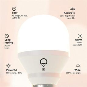 img 3 attached to 🔌 LIFX L3A19LW06E26CA Dimmable Smart LED Bulb - Required and Compatible