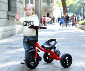 img 3 attached to COOL Детский трехколесный велосипед для малышей, многоцветный