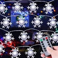christmas operated waterproof decoration snowflake seasonal decor logo