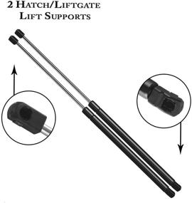 img 3 attached to 🔧 Подъемные газовые пружины для крышки багажника Youxmoto Liftgate Lift Supports Struts Gas Springs Shocks 4370: Идеально подходят для Ford Escape 2001-2012, Mazda Tribute 2008-2011 и Mercury Mariner 2005-2011 (Набор из 2 штук)