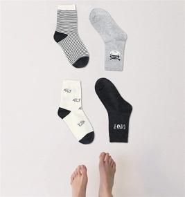 img 1 attached to 🧦 Premium Athletic Socks for Toddlers: Pack of 5 Pairs for Boys and Girls