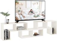 📺 devaise wood tv stand with adjustable console table and storage for 32-65 inch tvs - modern entertainment center for living room logo