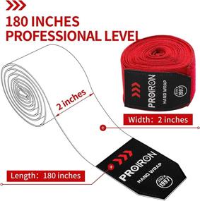 img 3 attached to PROIRON Semi Elastic Handwraps Kickboxing Training