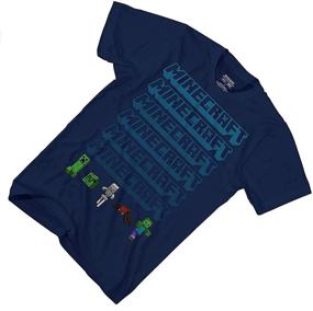 img 1 attached to Minecraft Boys Video Game T Shirt Boys' Clothing for Tops, Tees & Shirts