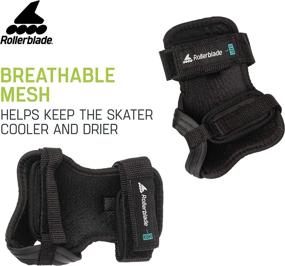 img 1 attached to Rollerblade Skate Gear: Unisex Wrist Pad Protective Gear for Multi Sport Protection in Black