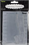 darice embossing folder 5 75 inch movie logo