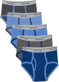 img 2 attached to Fruit of the Loom Boys' Fashion Brief (Pack of 5) - Stylish Underwear for Trendy Kids!