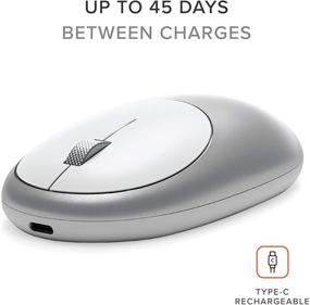 img 1 attached to Satechi Aluminum M1 Bluetooth Wireless Mouse With Rechargeable Type-C Port - Compatible With Mac Mini Computer Accessories & Peripherals