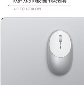 img 2 attached to Satechi Aluminum M1 Bluetooth Wireless Mouse With Rechargeable Type-C Port - Compatible With Mac Mini Computer Accessories & Peripherals