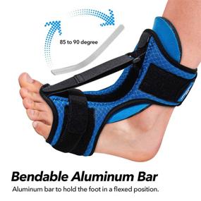 img 1 attached to 👣 Ultimate Foot Brace for Plantar Fasciitis Night Splint – Premium Orthotic Socks for Both Feet – Effective Pain Relief – Ideal for Achilles Tendonitis – Innovative 5D Mesh – Skin-Friendly and Enduring