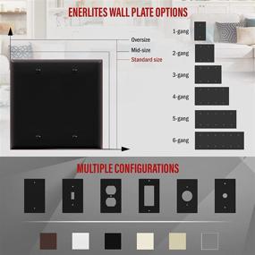 img 2 attached to Enerlites 8802 BK 10PS Standard Unbreakable Polycarbonate