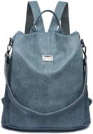 🎒 stylish leather shoulder backpack - women's satchel handbags, wallets & satchels logo