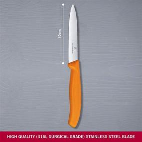 img 3 attached to 🍊 Victorinox Swiss Classic Orange Paring Knife, 3.9-inch