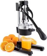 co-z hand press juicer machine: manual orange juicer for citrus juice, commercial lemon squeezer and orange crusher, easy to clean, black logo