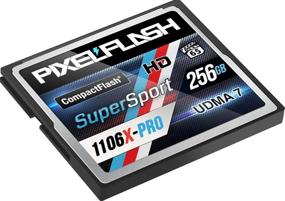 img 2 attached to 💾 PixelFlash Supersport 1106X Pro CompactFlash Memory Card: High-Speed Transfer up to 167MB/s, Ideal for Photo and Video Storage (256GB)