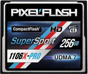 img 4 attached to 💾 PixelFlash Supersport 1106X Pro CompactFlash Memory Card: High-Speed Transfer up to 167MB/s, Ideal for Photo and Video Storage (256GB)