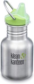 img 1 attached to 🧒 Klean Kanteen Kid Classic 12oz: The Ultimate Sippy Cap Water Bottle for Kids