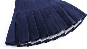 img 2 attached to 🎾 Pleated Tennis Uniform: Stylish Girls' Clothing for Skirts & Skorts by SHOOYING