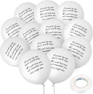 🎈 gejoy 50 pieces memorial balloons and 3 pieces balloon ribbon set - perfect for funeral decoration and balloon release logo