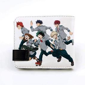 img 1 attached to 💼 Qushy Academia Cartoon Wallet Purse: The Perfect Men's Accessory for Wallets, Card Cases & Money Organizers