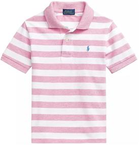img 2 attached to Polo Ralph Lauren Cotton Heather Boys' Clothing for Tops, Tees & Shirts